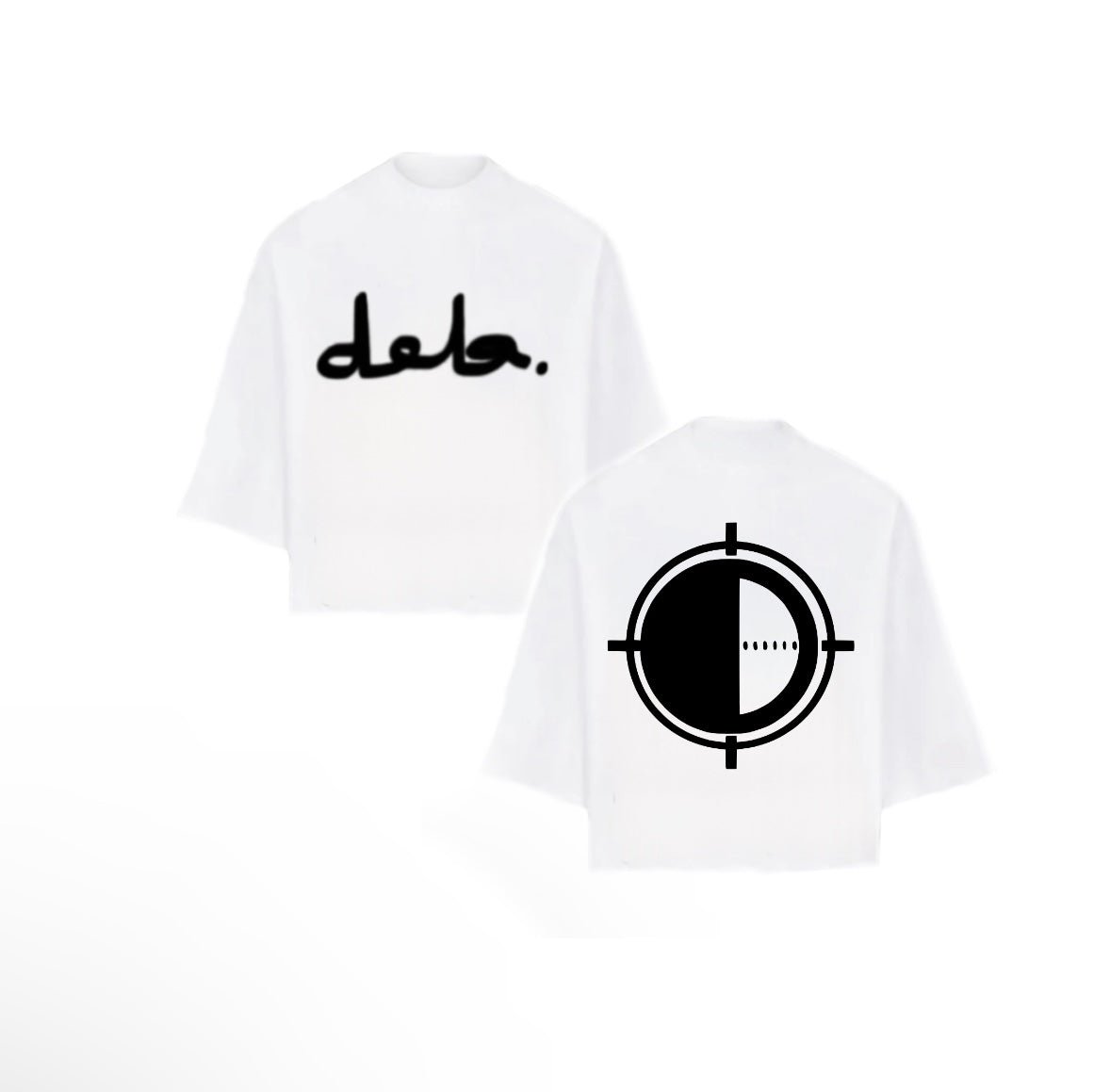 Boxy Target Tee (White)